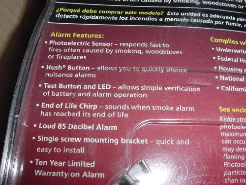 Kidde-Worry-Free-10-Year-Living-Area-Sealed-Lithium-Battery-Operated-Smoke-Alarm-0-2