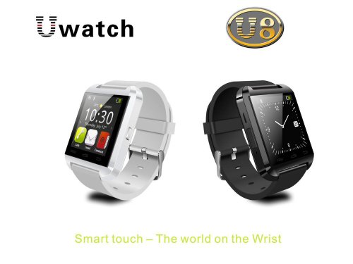 LEMFO-Bluetooth-Smart-Watch-WristWatch-U8-UWatch-Fit-for-Smartphones-IOS-Apple-iphone-44S55C5S-Android-Samsung-S2S3S4Note-2Note-3-HTC-Sony-Blackberry-White-0-0