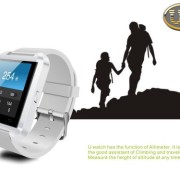 LEMFO-Bluetooth-Smart-Watch-WristWatch-U8-UWatch-Fit-for-Smartphones-IOS-Apple-iphone-44S55C5S-Android-Samsung-S2S3S4Note-2Note-3-HTC-Sony-Blackberry-White-0-3