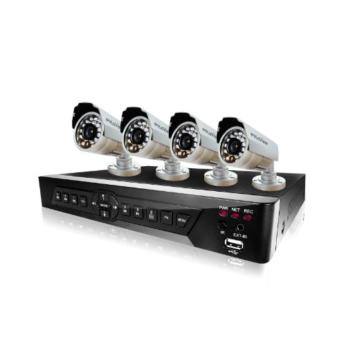 LaView-LV-KDV0804B6S-8-Channel-DVR-Security-System-with-500GB-Surveillance-HDD-and-4-x-600TVL-DayNight-Bullet-Cameras-Silver-0