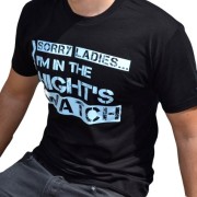 LeRage-Shirts-Mens-SORRY-LADIES-IM-IN-THE-NIGHTS-WATCH-Funny-T-Shirt-Black-X-Large-0-1