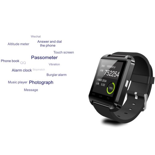 LeexGroupNew-U8-Bluetooth-Smart-Watch-WristWatch-Phone-Mate-For-IOS-Android-Apple-iphone-44S55C5S-Samsung-S2S3S4Note-2Note-3-HTC-Sony-Blackberry-White-0-8