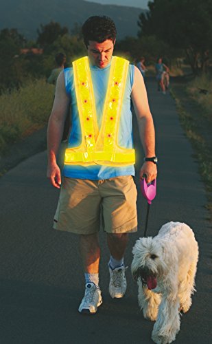 MAXSA-Innovations-20026-Yellow-with-Yellow-Reflective-Safety-Vest-with-16-LED-Lights-Large-0-1