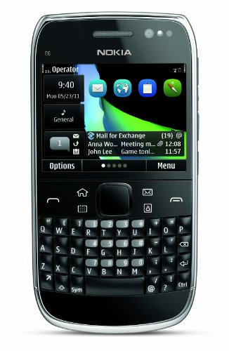 Nokia-E6-Unlocked-GSM-Phone-with-Touchscreen-QWERTY-Keyboard-Easy-E-mail-Setup-GPS-Navigation-and-8-MP-Camera-US-Version-with-Warranty-Black-0