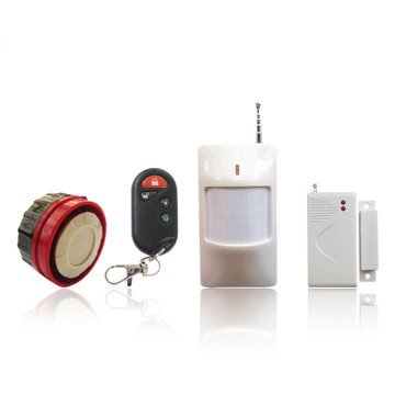 Oplaza-High-Loudness-110db-Siren-Safety-Driveway-Patrol-Infrared-Wireless-Home-Security-Alert-Alarm-System-Kit-0