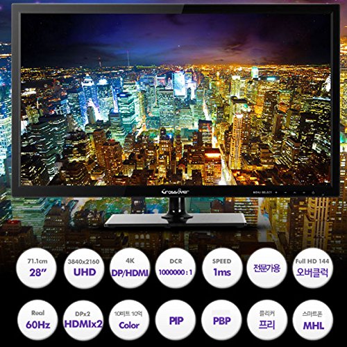 Perfect-Pixel-CROSSOVER-285K-UHD-LED-28-4K-3840×2160-60Hz-PIP-PBP-MHL-DPx2-HDMIx2-Computor-PC-Monitor-Matte-Sceen-0-0