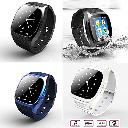 PowerLead-M26-147-Touch-Screen-Bluetooth-V30-Smart-Phone-Watch-w-SMS-Alarm-Pedometer-Black-0-3