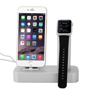 Premium-2-in-1-Apple-Watch-Stand-iPhone-Stand-Charging-Dock-Solid-Aluminum-Body-Desk-Charging-Station-Apple-Watch-Charging-Stand-Cradle-Holder-for-Apple-iWatch-38mm42mm-Comfortable-Viewing-Angle-Charg-0-7