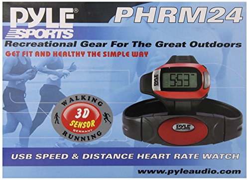 Pyle-Sports-PHRM24-Speed-and-Distance-Heart-Rate-Watch-with-USB-and-3D-WalkingRunning-Sensor-0