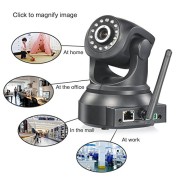 ROCAM-NC300-Wireless-IP-Camera-PanTilt-Night-Vision-Built-in-Microphone-With-Phone-remote-monitoring-support-Black-0-3