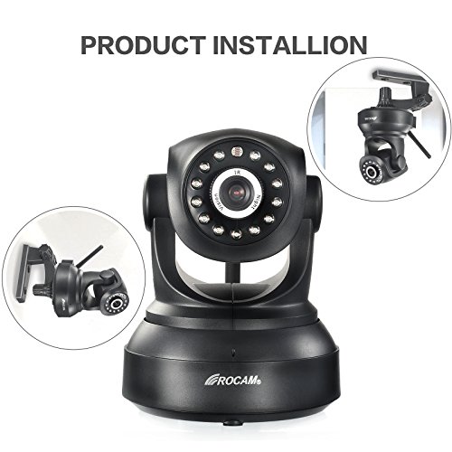 ROCAM-NC300-Wireless-IP-Camera-PanTilt-Night-Vision-Built-in-Microphone-With-Phone-remote-monitoring-support-Black-0-5