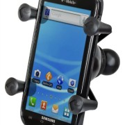 Ram-Mount-Cradle-Holder-for-Universal-X-Grip-CellphoneiPhone-with-1-Inch-Ball-Non-Retail-Packaging-Black-0-0