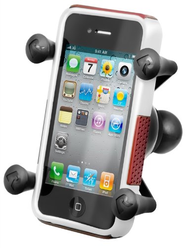 Ram-Mount-Cradle-Holder-for-Universal-X-Grip-CellphoneiPhone-with-1-Inch-Ball-Non-Retail-Packaging-Black-0-1