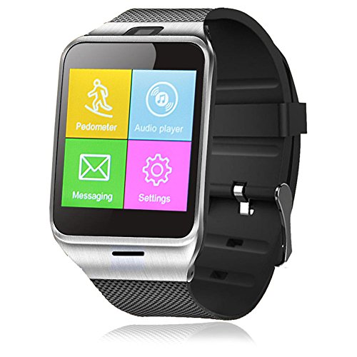 Singe-Bluetooth-SmartWatch-NFC-Waterproof-Phone-Watch-for-Smartphones-Android-Samsung-S3S4S5S6S6-Edge-Note-2Note-3-Note-4-HTC-M8M9-Sony-Black-0-0