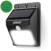 Swiftly-Done-Bright-Outdoor-LED-Light-Solar-Energy-Powered-Weatherproof-No-Tools-Required-Peel-n-Stick-Motion-Sensor-Detector-Activated-For-Patio-Deck-Yard-Garden-Home-Driveway-Stairs-Outside-Wall-Wir-0