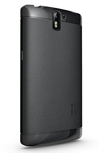 TUDIA-Ultra-Slim-LITE-TPU-Bumper-Protective-Case-for-OnePlus-One-Smartphone-Black-0-2