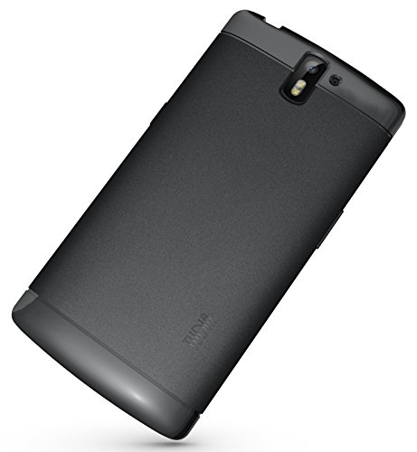 TUDIA-Ultra-Slim-LITE-TPU-Bumper-Protective-Case-for-OnePlus-One-Smartphone-Black-0-4