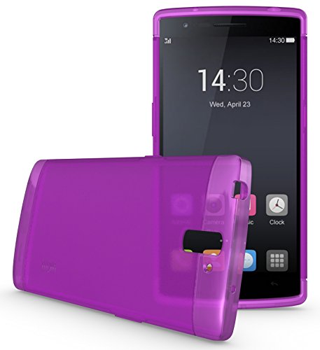 TUDIA-Ultra-Slim-LITE-TPU-Bumper-Protective-Case-for-OnePlus-One-Smartphone-Purple-0-0