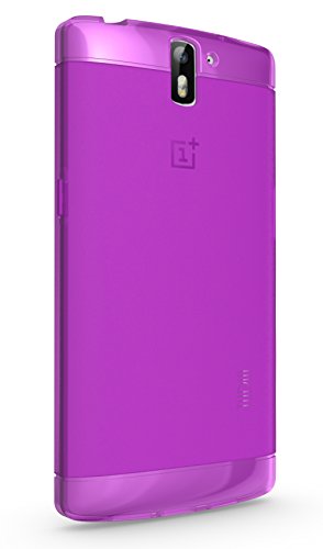 TUDIA-Ultra-Slim-LITE-TPU-Bumper-Protective-Case-for-OnePlus-One-Smartphone-Purple-0-2