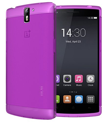 TUDIA-Ultra-Slim-LITE-TPU-Bumper-Protective-Case-for-OnePlus-One-Smartphone-Purple-0