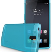 TUDIA-Ultra-Slim-LITE-TPU-Bumper-Protective-Case-for-OnePlus-One-Smartphone-Teal-0-0