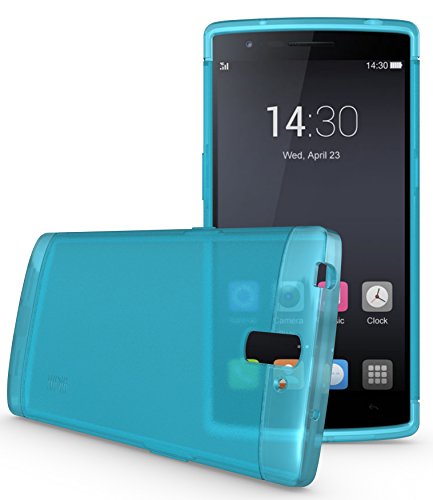 TUDIA-Ultra-Slim-LITE-TPU-Bumper-Protective-Case-for-OnePlus-One-Smartphone-Teal-0-0