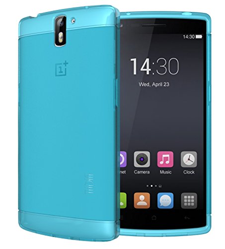 TUDIA-Ultra-Slim-LITE-TPU-Bumper-Protective-Case-for-OnePlus-One-Smartphone-Teal-0