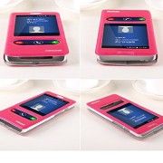 TowallmarkTMLuxury-Windows-Leather-Protective-Case-Cover-For-Asus-ZenFone5-Hot-Pink-0-0