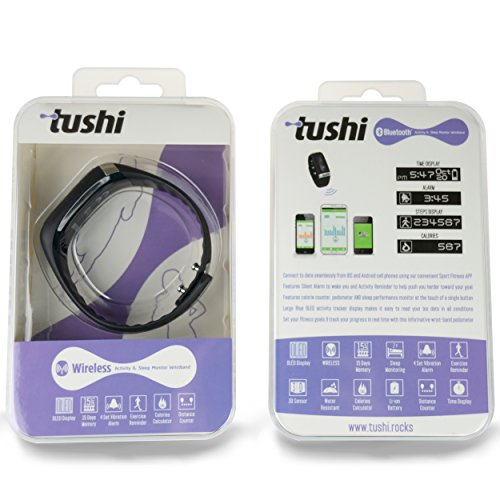 Tushi-Fitness-Tracker-Wristband-Bright-Oled-Display-Multiple-Wireless-Functions-with-additional-Silent-Vibration-Alarm-Activity-Reminder-Monitor-Your-Health-Fitness-at-the-Touch-of-a-Button-0-3