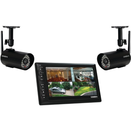 Uniden-UDS655-7-Inch-Video-Surveillance-with-2-Outdoor-Cameras-and-4GB-MicroSD-Card-0