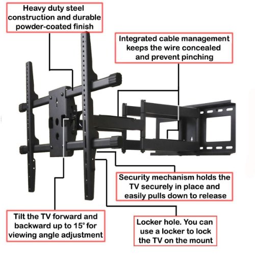 VideoSecu-Articulating-Full-Motion-TV-Wall-Mount-Bracket-for-most-32-65-LED-LCD-Plasma-HDTV-up-to-165-lbs-with-VESA-up-to-684×400-mm-Dual-Arm-pulls-out-up-to-25-Inch-with-Leveling-Adjustments-A37-0-3