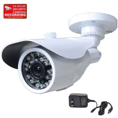 VideoSecu-CCTV-Home-Surveillance-Outdoor-IR-Bullet-Security-Camera-Color-CCD-Day-Night-24-Infrared-LEDs-with-Bonus-Power-Supply-IR24W-C2M-0