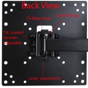 VideoSecu-Tilt-Swivel-Low-profile-19-TV-Wall-Mount-Bracket-for-most-23-37-some-LED-up-to-42-with-VESA-200×200-200×100-100×100-LCD-LED-Plasma-TV-or-Monitor-Articulating-arm-20-extension-3KB-0-1