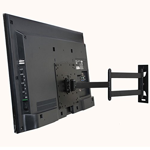 VideoSecu-Tilt-Swivel-Low-profile-19-TV-Wall-Mount-Bracket-for-most-23-37-some-LED-up-to-42-with-VESA-200×200-200×100-100×100-LCD-LED-Plasma-TV-or-Monitor-Articulating-arm-20-extension-3KB-0-6