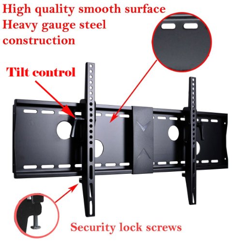 VideoSecu-Tilt-TV-Wall-Mount-Bracket-for-37-to-70-Inch-LCD-LED-Plasma-Screen-Black-MP502B-3KR-0-0