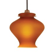 WAC-Lighting-HM1F1487AMDB-Cobble-Hill-Energy-Efficient-Pendant-Dark-Bronze-Finish-with-Etched-Amber-Glass-0