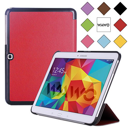 WAWO-Samsung-Galaxy-Tab-4-101-Inch-Tablet-Smart-Cover-Creative-Fold-Case-Red-0