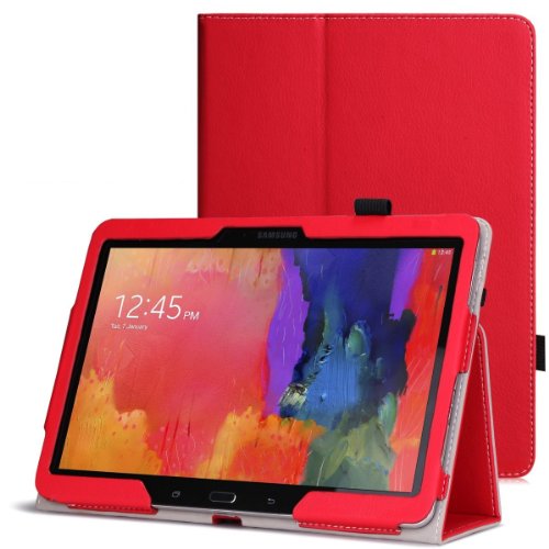 WAWO-Samsung-Galaxy-Tab-PRO-101-inch-Tablet-Smart-Cover-Folio-Case-Red-0