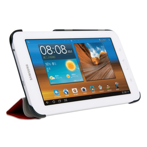 WAWO-Samsung-Tab-3-Lite-70-Inch-Tablet-Fold-Case-Cover-red-0-4