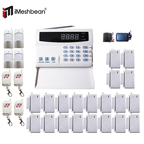 iMeshbean-New-PSTN-99-Zones-Wireless-Voice-Home-Security-Alarm-Burglar-System-Auto-Dialer-with-LCD-Display-DIY-Kit-USA-0