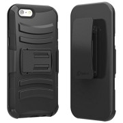 iPhone-6-Plus-CaseVAKOO-iPhone-6-Plus-Belt-Clip-3-in-1-Combo-Holster-Case-Set-Shockproof-Drop-Proof-Heavy-Duty-Rugged-Soft-Silicone-Dual-Layer-Armor-Stand-Case-with-Locking-Belt-Swivel-Clip-Viewing-Ki-0-0