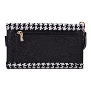 Black-and-White-Houndstooth-Print-Smartphone-Bag-XL-size-for-OnePlus-One-0-2