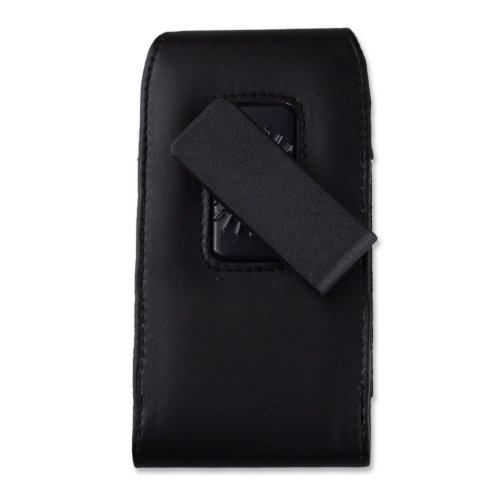 Faux-Leather-Vertical-Case-Holster-with-Belt-Clip-for-5-inch-Smartphones-Samsung-Galaxy-S5-S4-Nokia-Lumia-HTC-ONE-LG-G2-Nexus-5-MOTO-X-Black-0-2