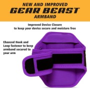 Gear-Beast-Premium-NylonNeoprene-Sports-Armband-for-Samsung-Galaxy-S4-LG-Google-Nexus-5-Nexus-4-HTC-Windows-8x-Blackberry-Z10-More-Purple-0-1