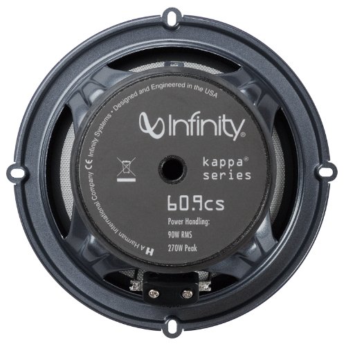 Infinity-609CS-270W-Peak-6-12-x-6-34-Two-Way-Component-System-Speakers-Pair-0-0