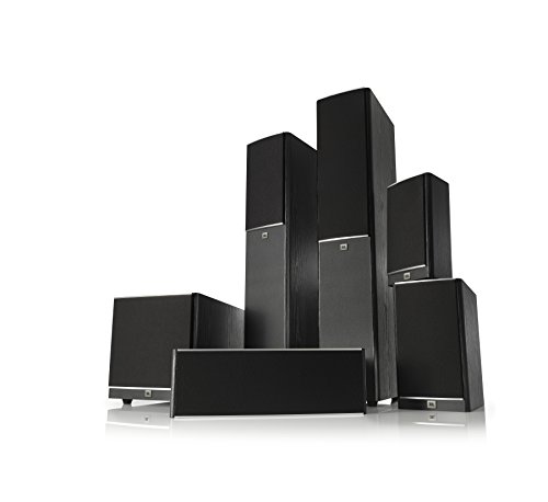 JBL-Arena-130-Black-2-Way-7-Inch-Bookshelf-Loudspeakers-Black-0-1