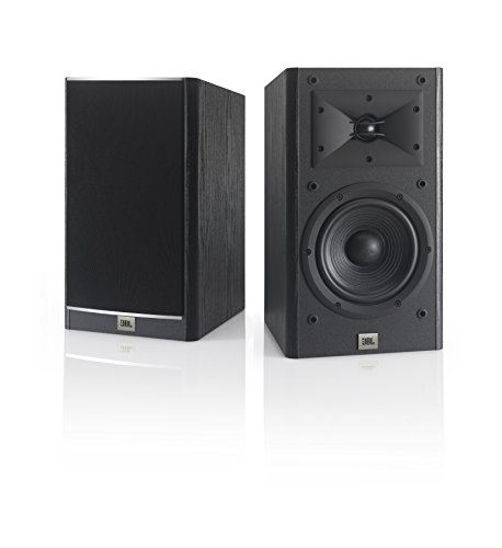 JBL-Arena-130-Black-2-Way-7-Inch-Bookshelf-Loudspeakers-Black-0