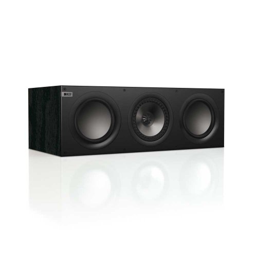 KEF-Q600C-Center-Channel-Loudspeaker-Black-OAK-Single-0