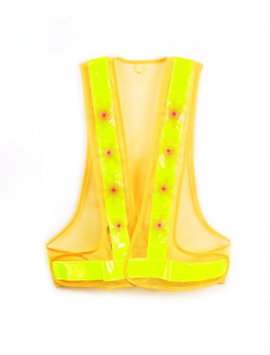 MAXSA-Innovations-20026XL-Yellow-with-Yellow-Reflective-Safety-Vest-with-16-LED-Lights-X-Large-0