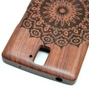 Oneplus-One-Plus-One-Wood-Case-Rose-Wood-Mandala-Flowers-Premium-Quality-Natural-Wooden-Case-for-your-Smartphone-and-Tablet-by-VolksRoseTM-0-1